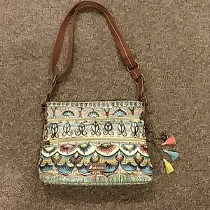Sakroots Cross Body Peace Bag